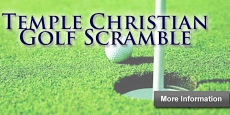 Temple Christian School Golf Scramble, Saturday May 27th  primary image