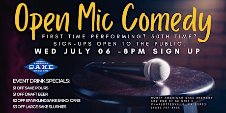 Open Mic Stand-Up Comedy tickets