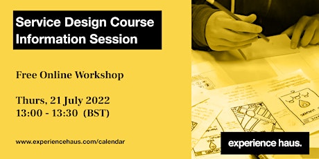 Service Design Course Information Session entradas