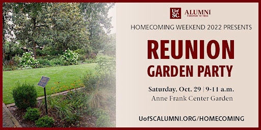 Homecoming 2022: Reunion Garden Party