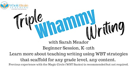 Triple Whammy Writing with Sarah Meador tickets