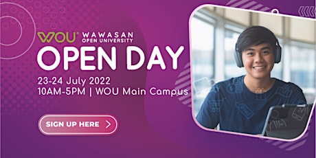 Over 30 Programmes Available at WOU Open Day Event tickets