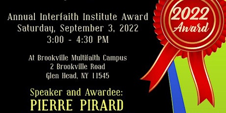 2022 Annual Interfaith Institute Award