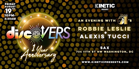 discoVERS 1 Year Anniversary with DJs Robbie Leslie and Alexis Tucci