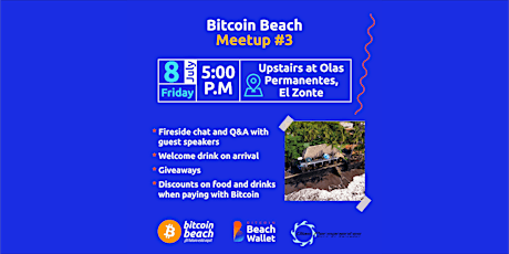 Bitcoin Beach July Meetup! boletos