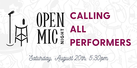 August Open Mic Night at Bookery Manchester! tickets