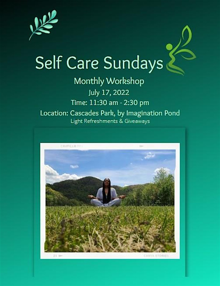 Monthly Self-Care Workshop  - July 2022 image