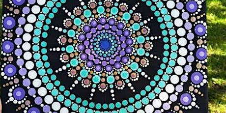 August 9th 6pm Mandala Dot Painting Class at Soule' Culinary and Art Studio