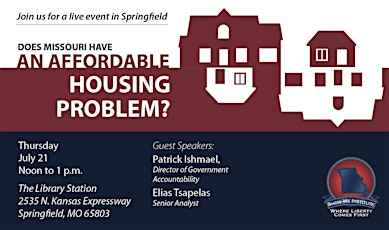 Does Missouri have an Affordable Housing Problem? tickets