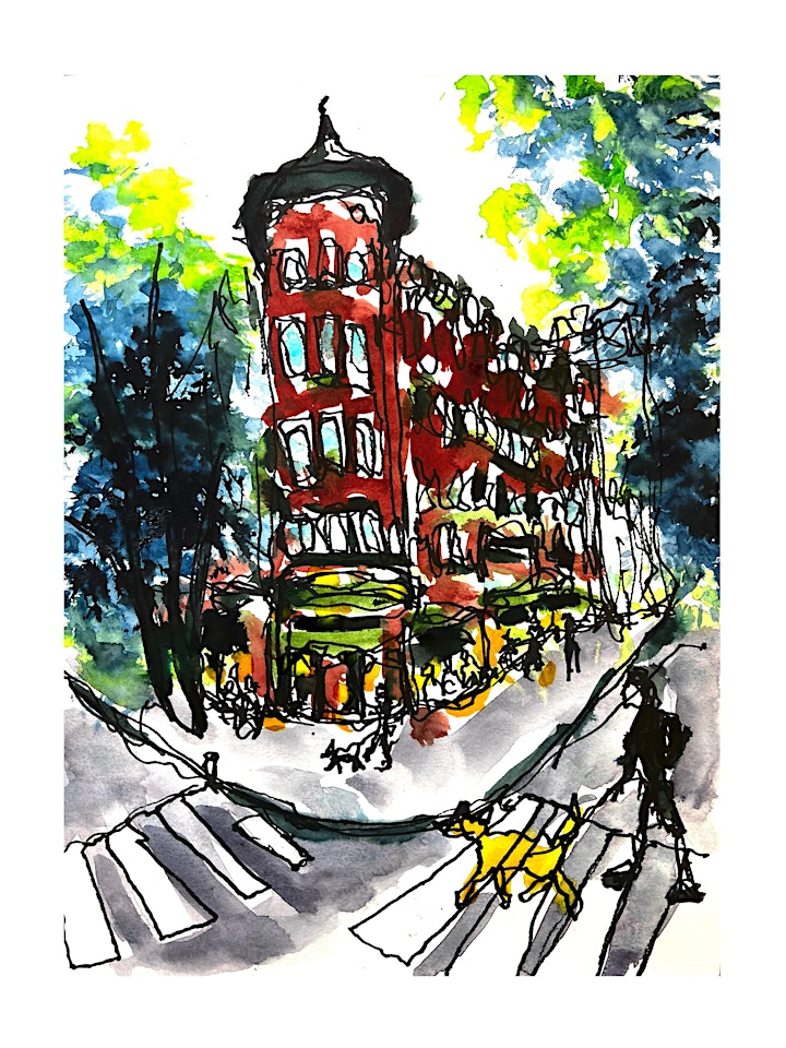 Urban Sketching Mexico City Day of the Dead October 2022 image