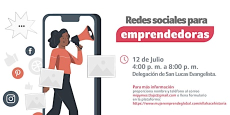 Image principale de Redes sociales para emprendedoras