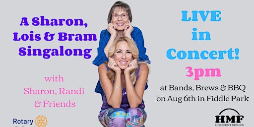 Sharon Lois & Bram Sing a long at Bands Brews & BBQ - HMF Concert Series