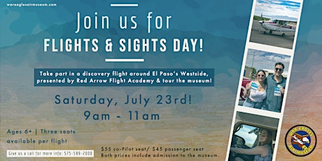 Flights & Sights - July 23rd, 2022 tickets