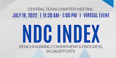 Central Texas Chapter Meeting: NDC Index tickets