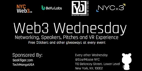 Web3 Wednesday: NFT, Web3 and Crypto Events (Free giveaways at every event) tickets