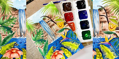 Tropical Jungle Watercolor Workshop tickets
