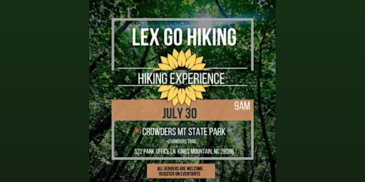 Lex Go Hiking: July Hike Pop Up