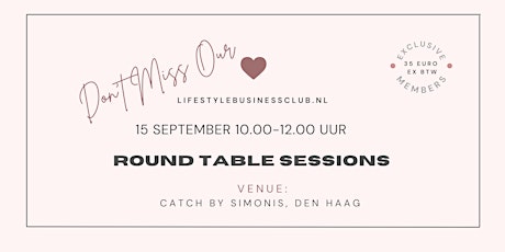 Round Table Sessions Den Haag tickets