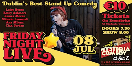 Friday Night Live: Stand Up Comedy at Sin É tickets