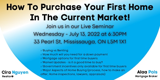First time homebuyer seminar. What to do in the current market?