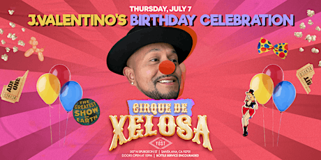 Xelosa Party With J. Valentino's B Day Celebration tickets