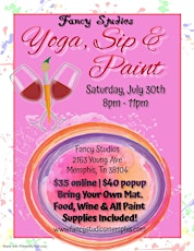 Yoga Paint & Sip tickets