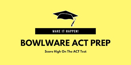 October 17-20, 2022 ACT Prep (4 day class) primary image