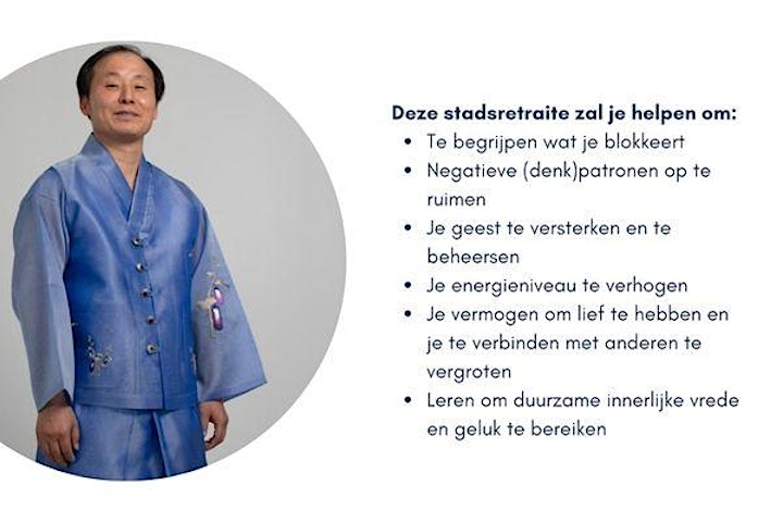 Transformerende, energieke, Stadsretraite met Master Oh, 23-24 juli image