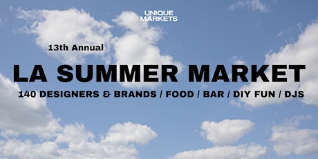 Unique Markets Annual Summer Market tickets