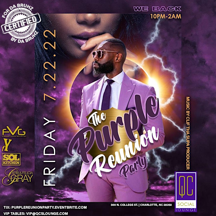The Purple Reunion Party: We Back! image