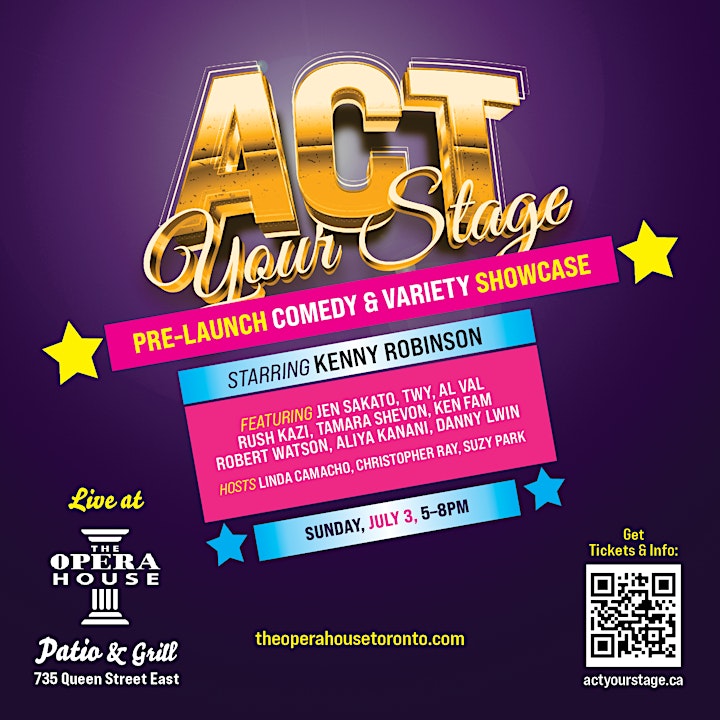 Outdoor COMEDY & VARIETY Showcase! Pre-Launch FOR ACT YOUR STAGE 2022 image