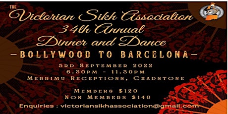 2022 Victorian Sikh Association Dinner and Dance!