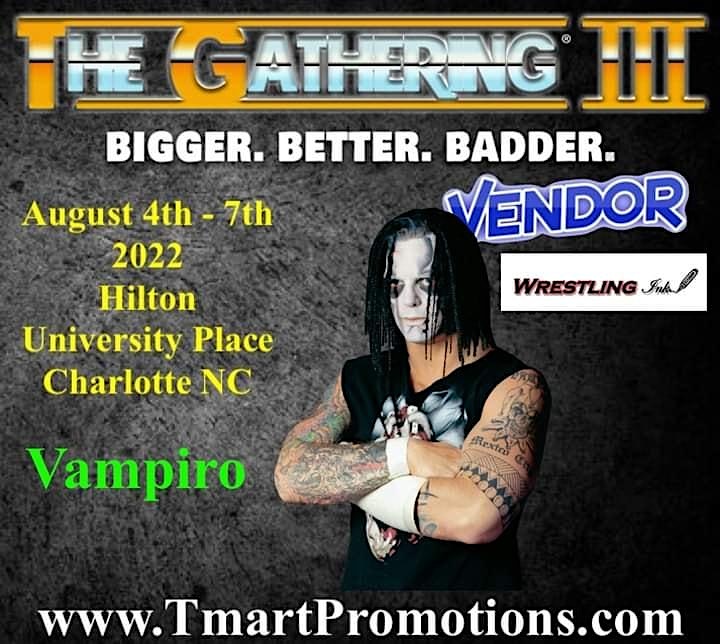 Former WCW Superstar Vampiro to Appear at The Gathering Charlotte, NC image