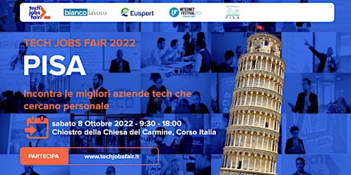 TECH JOBS fair Pisa 2022
