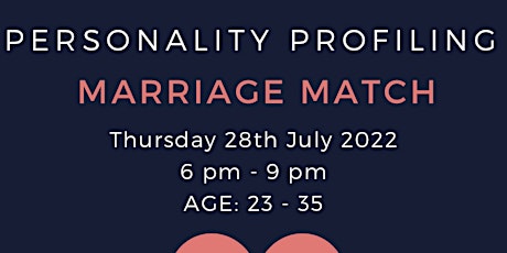 Marriage Match with Personality Profiling