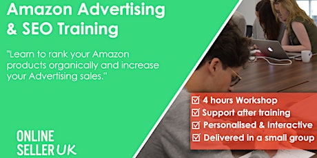 Amazon Advertising (PPC) and SEO Training Course - Hereford primary image