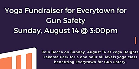 Yoga Fundraiser for Everytown for Gun Safety tickets