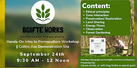 BGiftE Works Hands-On Intro to Permaculture Workshop tickets