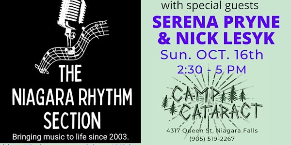 Niagara Rhythm Section + special guests SERENA PRYNE & NICK LESYK