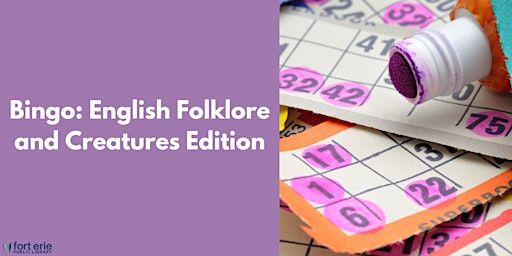 Bingo: English Folklore and Creatures Edition