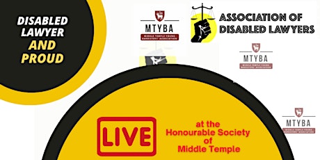 Disabled Lawyer and Proud: Live at the Honourable Society of Middle Temple tickets