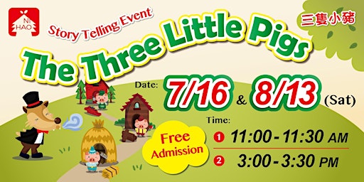 The Three Little Pig- Bilingual Story Time Event