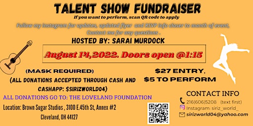 Talent Show Fundraiser