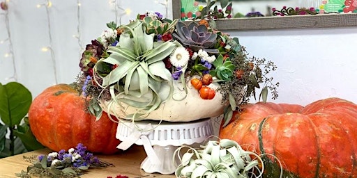 Fall Wreath Making & Succulent Pumpkin Workshop