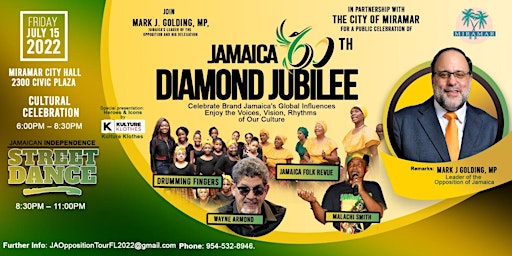 Jamaica 60th Jubilee Cultural Celebration & Street Dance-South FL