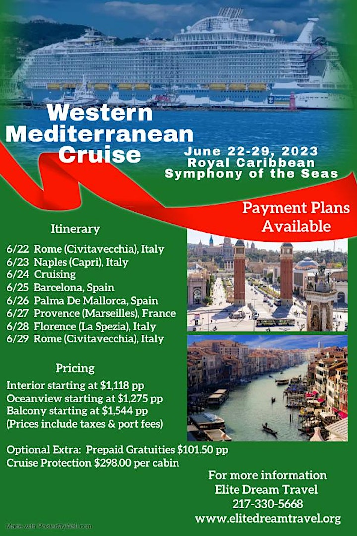 Western Mediterranean Cruise 2023 image