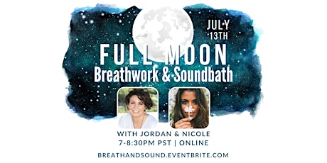 Full Moon Breathwork and Soundbath