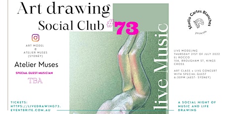 Copy of Live Drawing, Music & Social Club tickets