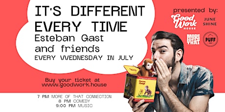 "It's Different Every Time" A Comedy and Variety Show tickets
