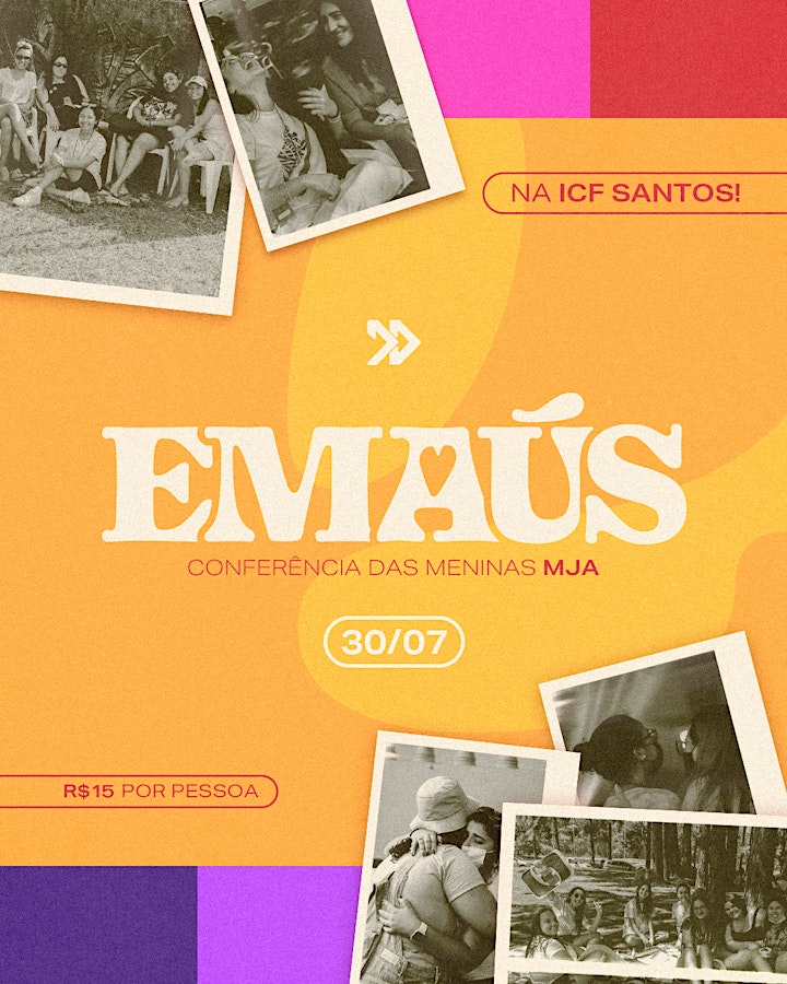 Imagem do evento CONFERÊNCIA EMAÚS - MENINAS MJA
